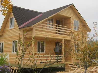 Терраса для деревянного дома