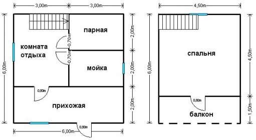 Готовый дом Д195 – планировка проекта 1
